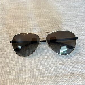 Polo by Ralph Lauren Black Aviator Sunglasses